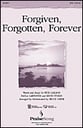 Forgiven Forgotten Forever SATB choral sheet music cover